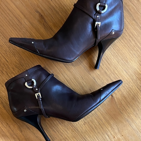 Prada Leather Ankle Boots
